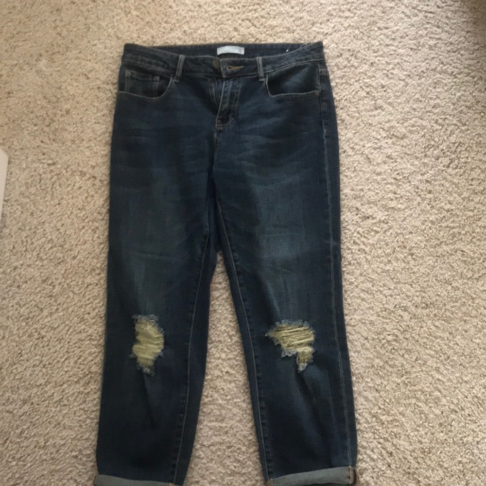 BP dark denim size 5 boyfriend jeans